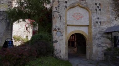 Gmuend, Carinthia, Avusturya 'daki tarihi şato. Yüksek kalite 4k görüntü
