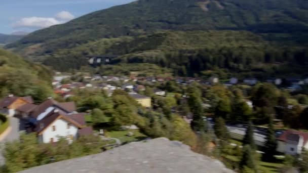 Castello Storico Gmuend Carinzia Austria Filmati Alta Qualità — Video Stock