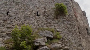 Wittinghausen kalesi, Çek Cumhuriyeti 'ndeki Lipno barajı yakınlarında. Yüksek kalite 4k görüntü