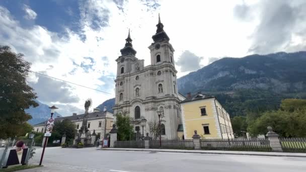 Historyczny Klasztor Benedyktynów Spital Pyhrn Górna Austria Wysokiej Jakości Materiał — Wideo stockowe