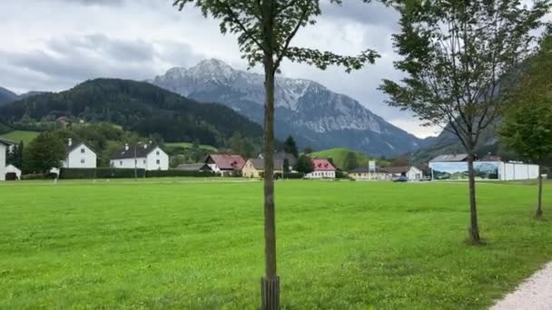 Άποψη Του Spital Pyhrn Στην Άνω Αυστρία Υψηλής Ποιότητας Πλάνα Βίντεο Αρχείου