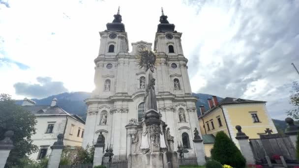 Historique Monastère Bénédictin Spital Pyhrn Haute Autriche Images Haute Qualité — Video