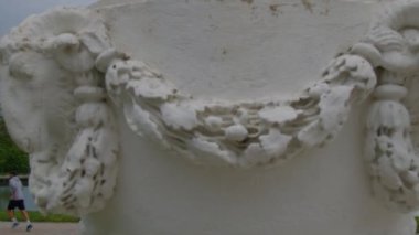 Avusturya, Viyana 'daki İmparatorluk Schoenbrunn Sarayı manzarası. Yüksek kalite 4k görüntü