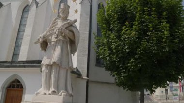Yukarı Avusturya 'daki Perg Kilisesi. Yüksek kalite 4k görüntü