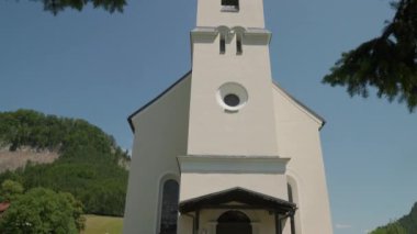 Steyrling 'deki kilise, Yukarı Avusturya. Yüksek kalite 4k görüntü