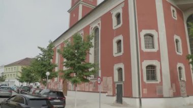 Ried im Innkreis kilisesi, Yukarı Avusturya. Yüksek kalite 4k görüntü