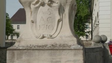 Yukarı Avusturya 'daki Benedictine Manastırı Kremsmuenster. Yüksek kalite 4k görüntü