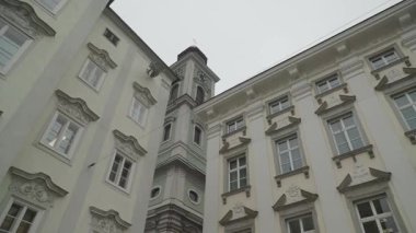 Yukarı Avusturya, Linz 'deki Dom Jesuit kilisesinde. Yüksek kalite 4k görüntü