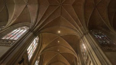 Linz Mariendom 'da tırtıklı kasa. Yüksek kalite 4k görüntü