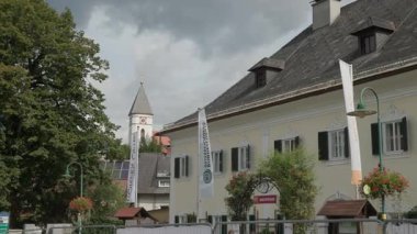 Bad Goisern geleneksel zanaat binasında el işi. Yüksek kalite 4k görüntü