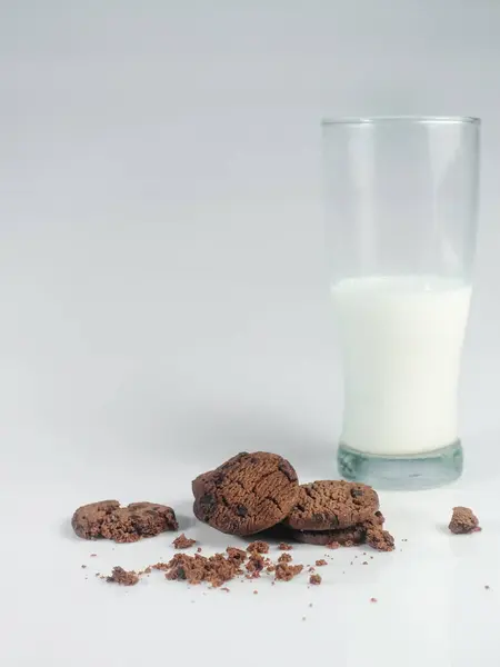 Conceito Fundo Deliciosos Biscoitos Chocolate Design Para Dia Nacional Dos — Fotografia de Stock
