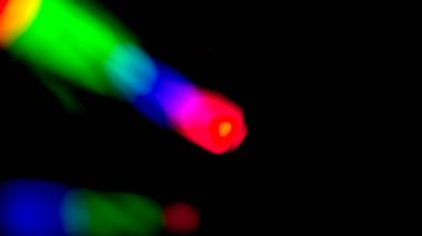 Siyah arkaplanda izole edilmiş gökkuşağı rengi, kart tasarımı, gurur gününü kutlamak .