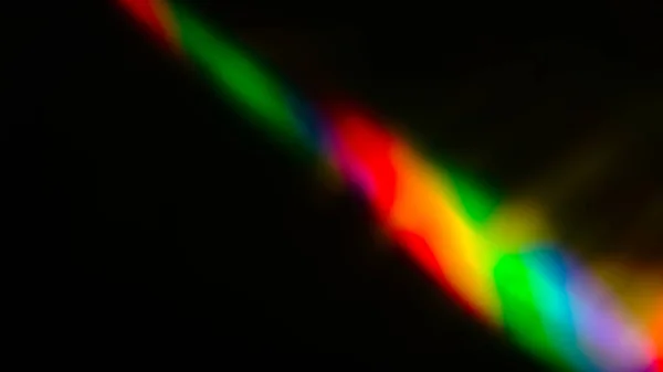 Regenbogenfarbe Isoliert Auf Schwarzem Hintergrund Design Für Karte Feier Des — Stockfoto