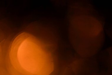 kırmızı, turuncu ve beyaz ışık bokeh arkaplan izole siyah, soyut arkaplan, kart, arkaplan veya davet için tasarım.