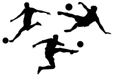 Sports Silhouette, Soccer Players, Kick, Football Players Siluetleri, Sports Men, Collection, Sports Silhouette, Running, Ball, Lifestyle, Dynamic, Player, Vector