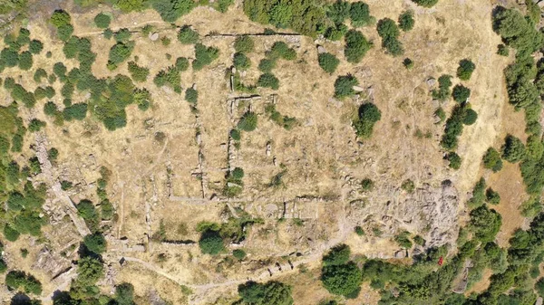 Imágenes Aéreas Erythrai Ancient City — Foto de Stock