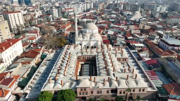 Hisar Mosque Hisaronu Mosque Historical Mosque Izmir Turkey Has Been — Stok video