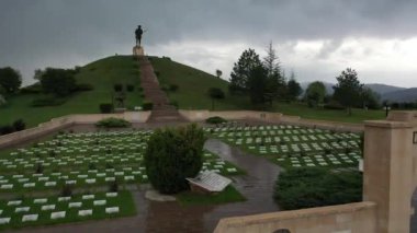 Dumlupinar War of Independence Martyrdom, Dumlupinar, Turkey. High quality FullHD footage