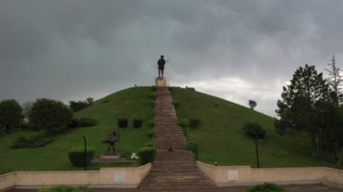 Dumlupinar War of Independence Martyrdom, Dumlupinar, Turkey. High quality FullHD footage