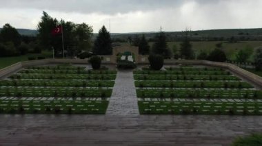 Dumlupinar War of Independence Martyrdom, Dumlupinar, Turkey. High quality FullHD footage