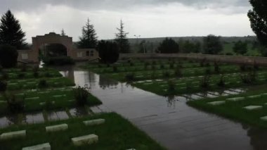 Dumlupinar War of Independence Martyrdom, Dumlupinar, Turkey. High quality FullHD footage