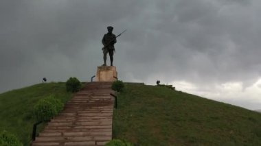 Dumlupinar War of Independence Martyrdom, Dumlupinar, Turkey. High quality FullHD footage