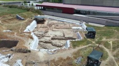 the place where izmir was first established, yesilova mound - IZMIR - TURKEY. High quality FullHD footage