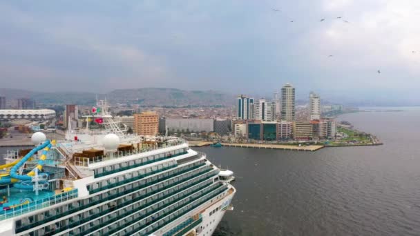 Statek Wycieczkowy Costa Venezia Jest Drodze Wysokiej Jakości Materiał — Wideo stockowe