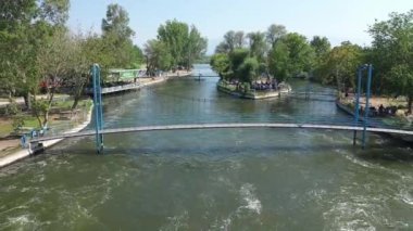 Adala Şelalesi 'nin hava manzarası. Yüksek kaliteli FullHD görüntüler