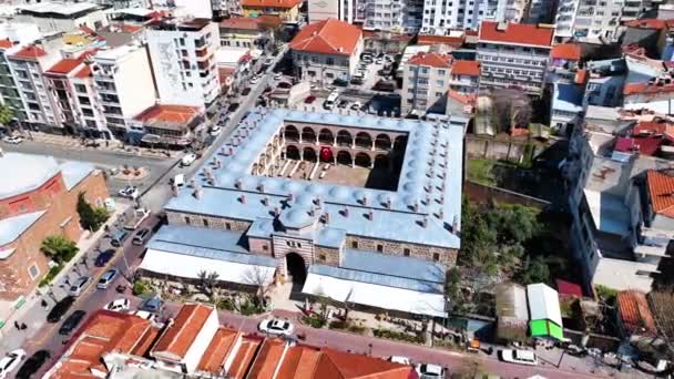500 Летняя Историческая Гостиница Османской Империи Высококачественные Кадры — стоковое видео