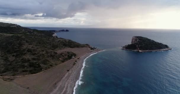 Pirata Ilha Myonnesos Imagens Alta Qualidade — Vídeo de Stock