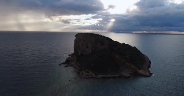 前海盗岛Myonnesos 高质量的4K镜头 — 图库视频影像