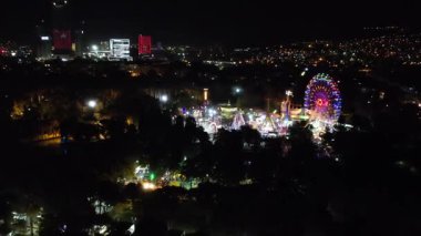 Izmir skyline - High quality video shot with drone across Izmir