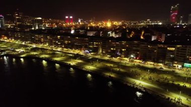 Izmir skyline - High quality video shot with drone across Izmir