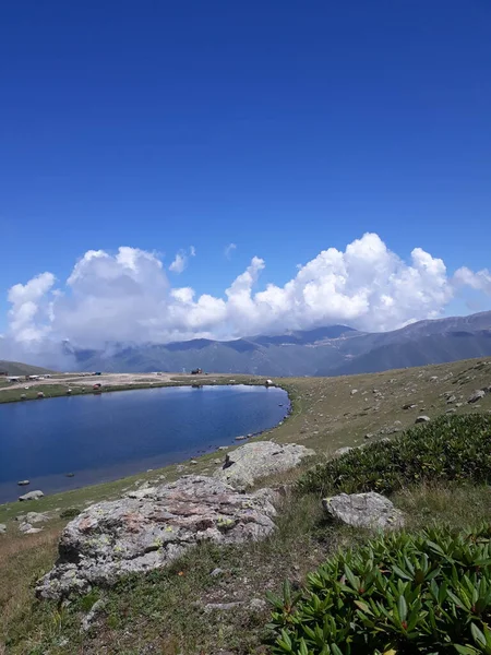 stock image Lake between in the mountain 