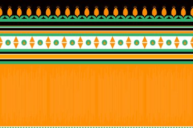 Etnik geometrik kusursuz desen. Giysiler, dekoratif kağıtlar, ambalajlar, tekstil, nakış, illüstrasyon, vektör, halı için geometrik tasarım kullanılabilir.