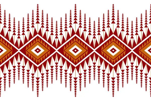民族几何无缝图案 几何图形可用于服装 装饰用纸 包装材料 纺织品 地毯等面料的设计 — 图库照片