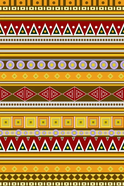 Etnik Geometrik Kusursuz Desen Giysiler Dekoratif Kağıtlar Ambalajlar Tekstil Nakış — Stok fotoğraf