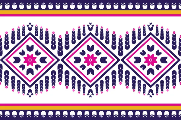 Etnik Geometrik Kusursuz Desen Giysiler Dekoratif Kağıtlar Ambalajlar Tekstil Nakış — Stok fotoğraf