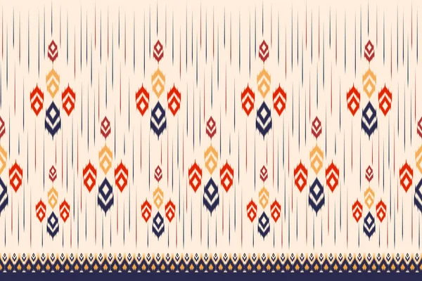Безшовний Ікетний Візерунок Абстрактний Фон Дизайну Текстилю Може Використовуватися Дизайні — стокове фото