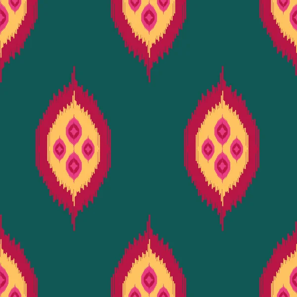 Seamless Ikat Pattern Abstract Background Textile Design Can Used Fabric — Stock Photo, Image