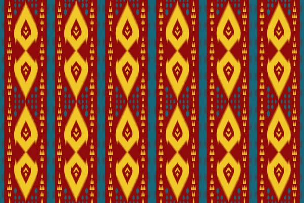 Naadloze Ikat Patroon Abstracte Achtergrond Voor Textiel Design Kan Worden — Stockfoto