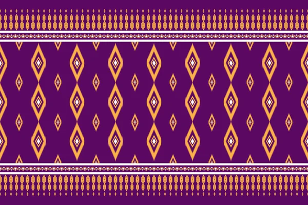 无缝制的Ikat图案是纺织品设计的抽象背景 可用于服装 装饰用纸 包装材料 图解等面料的设计 — 图库照片