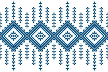 Etnik geometrik kusursuz desen. Giysiler, dekoratif kağıtlar, ambalajlar, tekstil, nakış, illüstrasyon, vektör, halı için geometrik tasarım kullanılabilir.