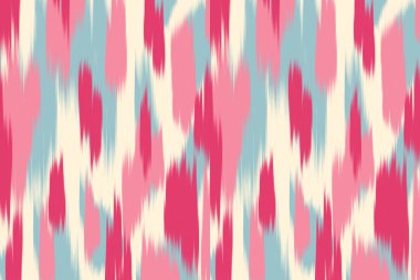 Özbekistan 'da Özbekistan deseni ve kumaşı. Duvar kağıdı, tekstil, kumaş, moda, masa örtüsü için soyut arkaplan