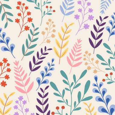 Çiçek desenli arkaplan, seramik fayans deseni, vektör deseni, şirin illüstrasyon, fayans tasarımı, sargı, soyut, halı