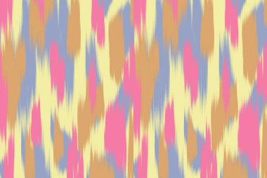 Özbekistan 'da Özbekistan deseni ve kumaşı. Duvar kağıdı, tekstil, kumaş, moda, masa örtüsü için soyut arkaplan