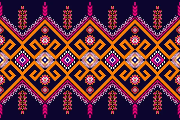 エスニック幾何学的なシームレスなパターン 幾何学的な民族パターンは衣服 装飾的なペーパー 包むこと イラスト ベクター カーペットのための生地の設計で使用することができます — ストック写真