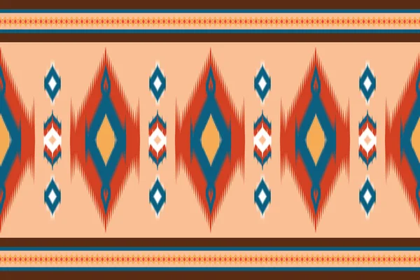 Безшовний Ікетний Візерунок Абстрактний Фон Дизайну Текстилю Може Використовуватися Дизайні — стокове фото