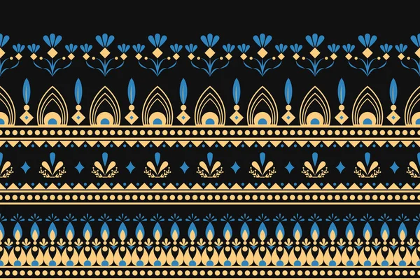 Цветочный Фон Керамическая Плитка Узор Векторный Узор Милая Иллюстрация Дизайн — стоковое фото